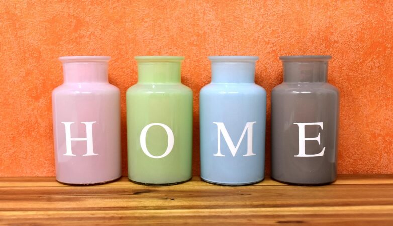 home, at home, vases, multicoloured, glass, decoration, colorful, home, home, home, home, home, at home, at home